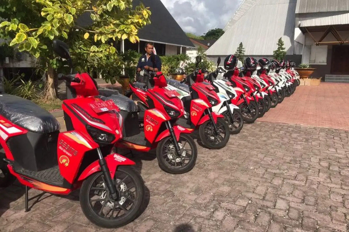 Sepeda motor listrik Gesits yang dibeli pemerintah provinsi Aceh. (Dok. Gesits)