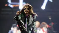 Aerosmith merupakan grup band beraliran hard rock, heavy metal, Nu Metal,blues-rock, yang berdiri sejak 1970 di Boston, Massachusetts, Amerika Serikat, (30/7/2014). (REUTERS/Mario Anzuoni)