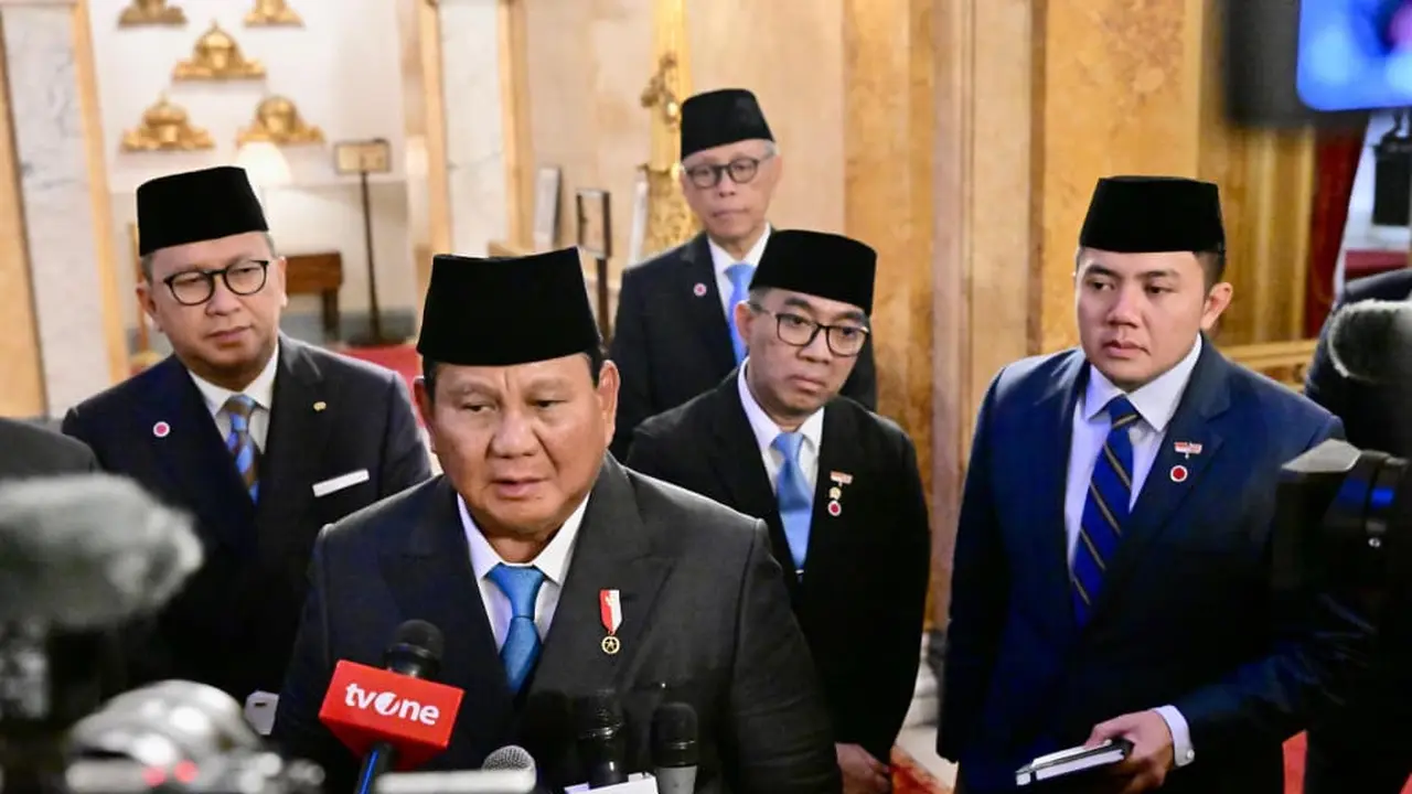 Presiden Prabowo Subianto di Inggris, di Lancaster House, London (Biro Pers Setpres)