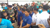 Oknum anggota DPRD Langkat ditangkap karena terlibat dalam pengungkapan 105 kg sabu dan 30 ribu ekstasi. (Liputan6.com/Reza Efendi)