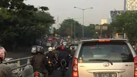 Kemacetan Jakarta (Twitter TMC Polda Metro Jaya)