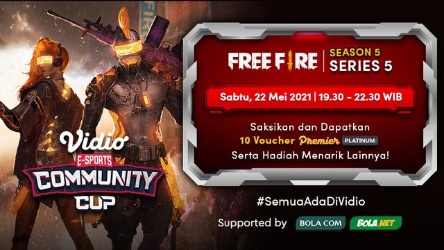 Streaming Vidio Community Cup Season 5 : Free Fire Series 5 di Vidio