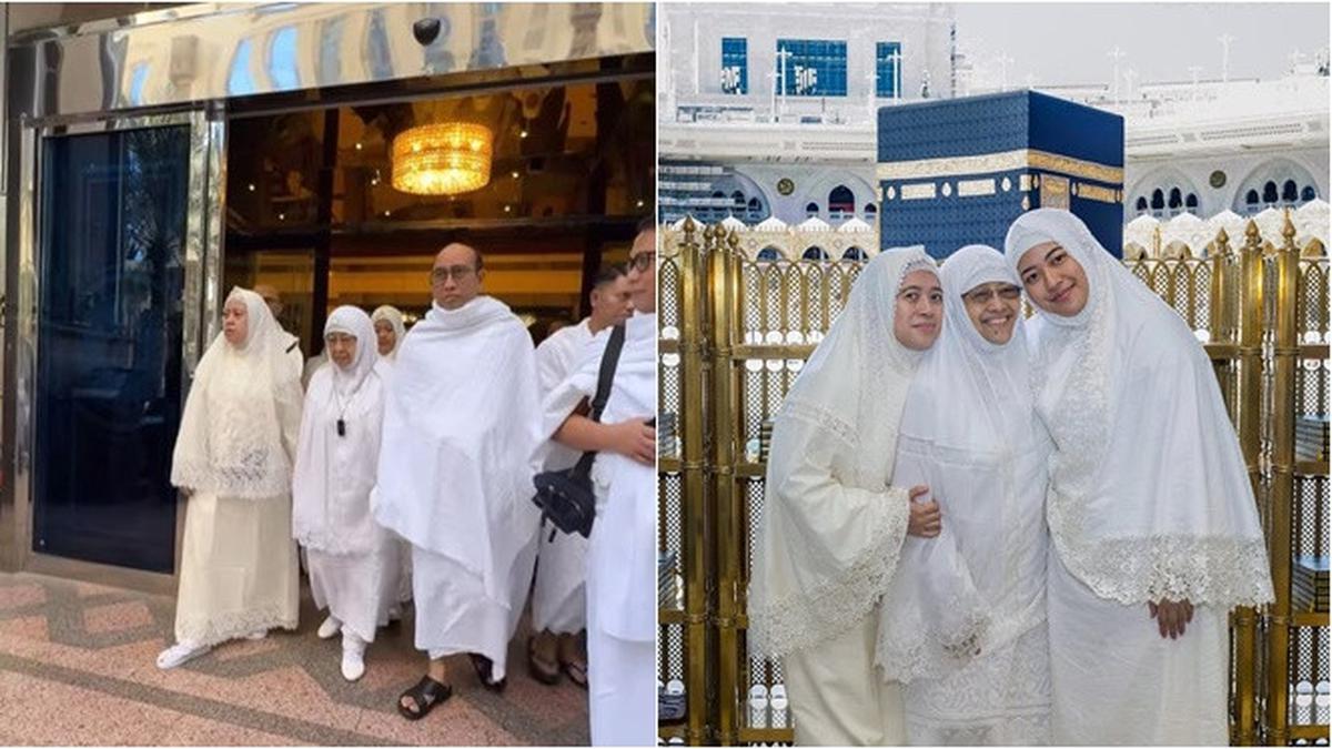7 Potret Megawati Soekarnoputri dan Puan Maharani Umrah, Doakan Bangsa Indonesia