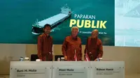 Rapat Umum Pemegang Saham Tahunan (RUPST) PT Samudera Indonesia Tbk. (Maulandy/Liputan6.com)