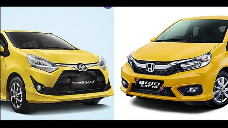 Dana Mentok di Rp 150 Juta, Pilih Toyota Agya atau Honda Brio Satya ?