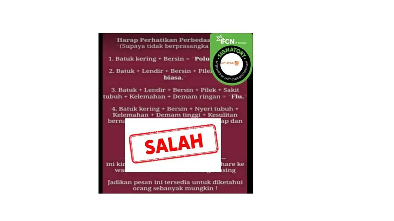 Cek Fakta ciri covid-19 2