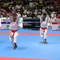 Indonesia mengirimkan empat wakil ke final Kejuaraan Karate Internasional WKF Series A 2022 di Istora Gelora Bung Karno, Senayan, Jakarta, Minggu, 20 November. Satu wakil di antaranya dari nomor Kata Beregu Putri dan sudah dipastikan meraih medali emas. (foto: PB FORKI)