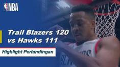 C.J. McCollum mencatat karir pertamanya triple-double saat Trail Blazers mendapatkan kemenangan atas Hawks, 120-111.