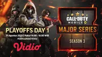 Bababk playoff Garena Call of Duty Mobile Major Series Season 3. (Sumber: Vidio)