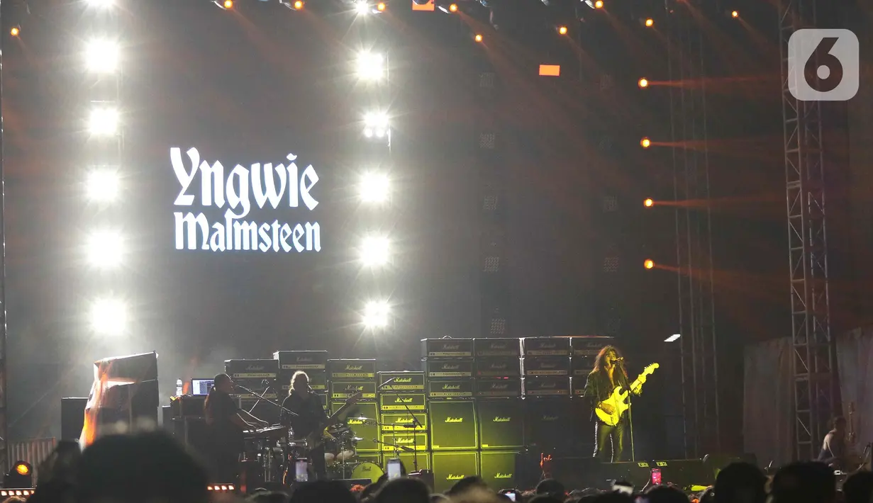 Yngwie Malmsteen sudah beberapa kali tampil di Indonesia. (Liputan6.com/Herman Zakharia)