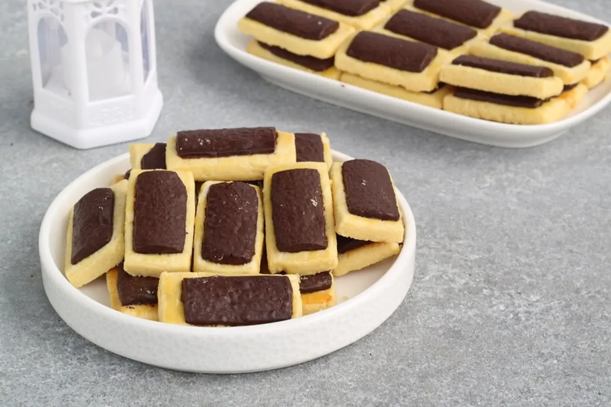 resep chocolate stick cookies