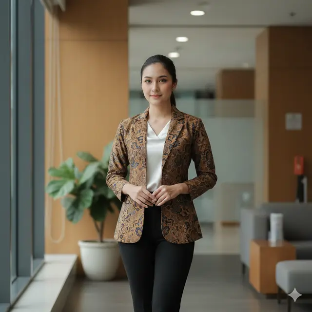 Model Atasan Batik Buat Kerja untuk Wanita Karir