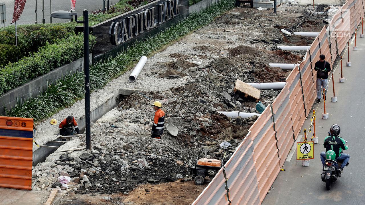 Percantik Ibukota, Pemprov DKI Revitalisasi Trotoar Hingga Desember 2019