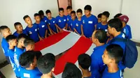 Wakil Indonesia di AQUA Danone Nations Cup. (Liputan6.com/Jonathan Pandapotan Purba)