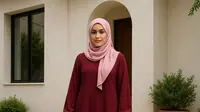 15 Rekomendasi Warna Jilbab yang Cocok untuk Gamis Maroon 2025