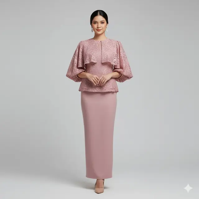 Model Kebaya Lengan Balon Modern untuk Anak Muda. Gemini