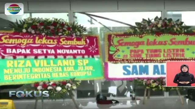 Pihak keamanan RSCM mengaku, dirinya tidak mengetahui siapa yang telah merusak karangan bunga untuk Setya Novanto tersebut.