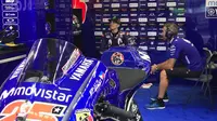 Pembalap Movistar Yamaha, Maverick Vinales. (Twitter/Yamaha MotoGP)