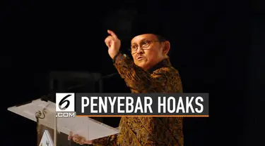 Kabar hoaks meninggalnya BJ Habibie gempar di media sosial. Beberapa oknum didapati tak bijak menggunakan teknologi.