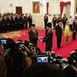 Presiden Jokowi memberi gelar pahlawan kepada sejumlah tokoh. (Merdeka.com/Titin Supriatin)