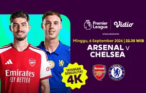 Arsenal vs Chelsea - Big Match Liga Inggris 2026/27 MW 3: Duel Taktik Arteta vs Alonso di Vidio