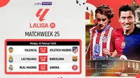 Jadwal Siaran Langsung Liga Spanyol 2024/2025 Matchweek 25 di Vidio