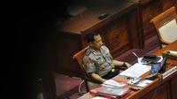 Komjen Pol Tito Karnavian saat mengikuti fit and proper test di Komisi III DPR