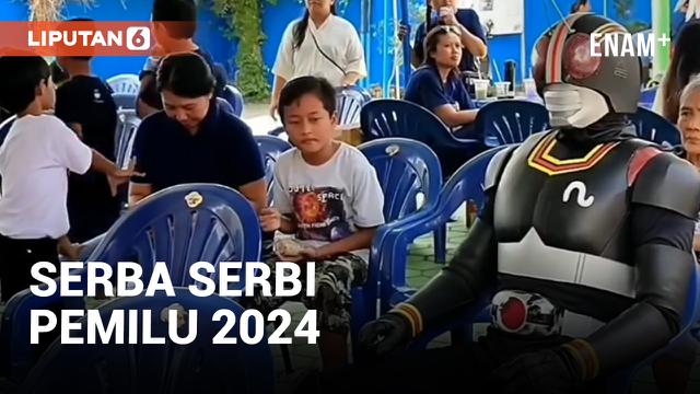 Serba Serbi Pemilu 2024, dari Tema Valentine hingga Superhero Ikutan Nyoblos