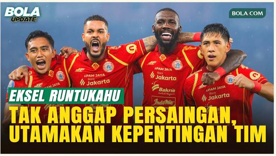 Eksel Runtukahu Santai, Tak Anggap Striker Persija Rival, Fokus Bawa Tim Menang