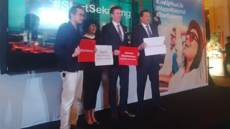 HSBC Indonesia meluncurkan kampanya bertajuk #StarSekarang pada Kamis (28/1/2016).