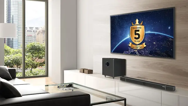 Polytron Cinemax Soundbar LED TV