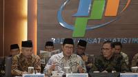 Menteri Agama Lukman Hakim Saifuddin di Kantor BPS, Jakarta. Dok Kemenag