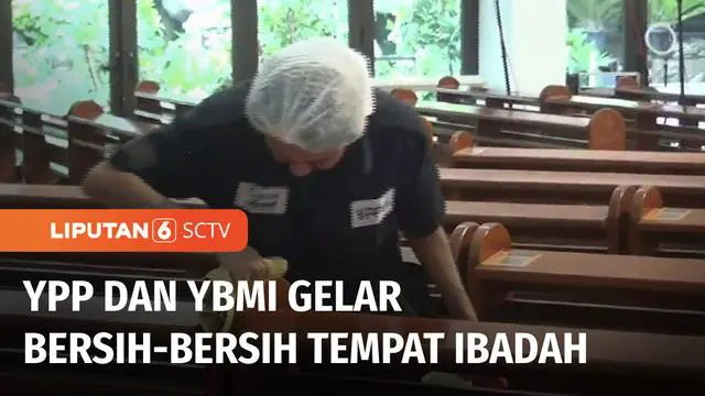 YPP SCTV-Indosiar dan Yayasan Bahtera Maju Indonesia, bekerja sama melakukan kegiatan bersih-bersih tempat ibadah.