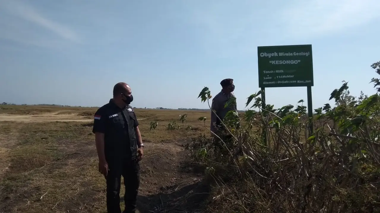 Pemkab Blora masih pikir-pikir untuk mengembangkan situs geologi Kesongo sebagai destinasi wisata. (Foto: Liputan6.com/Ahmad Adirin)