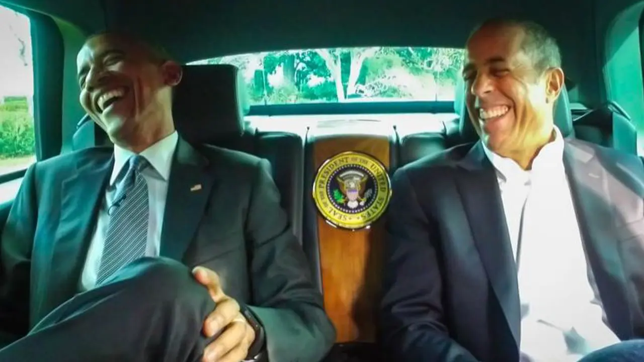 Presiden Obama Jadi Komedian di Mobil Klasik