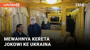 Jokowi Naik Kereta Mewah ke Ukraina