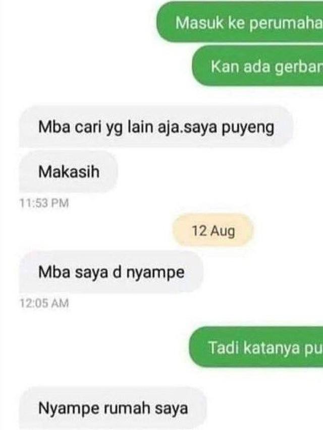 8 Chat Driver Ojol dan Calon Penumpang Ini Penuh Drama, Kocak Banget