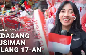 Pedagang Musiman Jelang 17-an