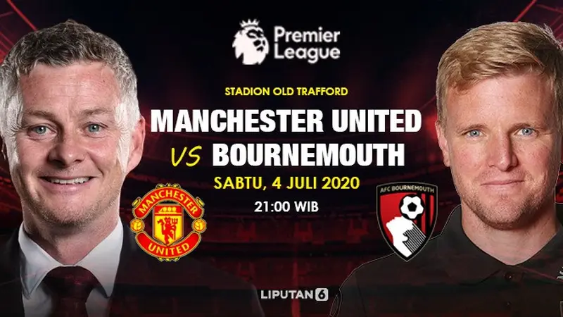 Manchester United vs Bournemouth - Liga Inggris