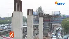 Jalur kereta ringan yang menghubungkan sejumlah kota penyangga menuju ke Ibu Kota ini sudah pada tahap penyelesaian.