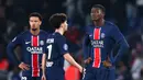 PSG sudah dipastikan juara beberapa pekan lalu, jadi laga ini tidak begitu krusial. Hasil ini membuat PSG mengemas 78 poin, masih di puncak klasemen Ligue 1. Sementara Nice naik ke peringkat empat dengan raihan 54 poin dari 31 laga. (AFP/Franck Fife)