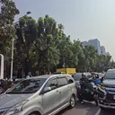 Kondisi Terkini Lalu Lintas Sekitar Monas saat Pesta Rakyat HUT RI