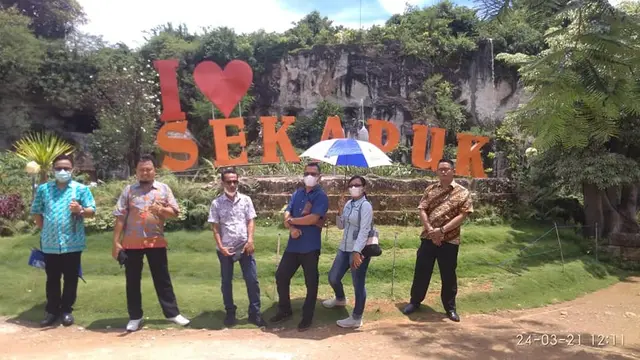 Wisata Alam Setigi di Desa Sekapuk, Gresik.