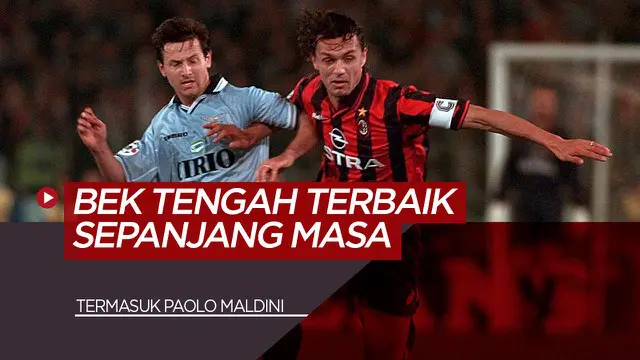 VIDEO: Termasuk Mantan Pemain AC Milan, Paolo Maldini, Berikut 5 Bek Tengah Terbaik Sepanjang Masa
