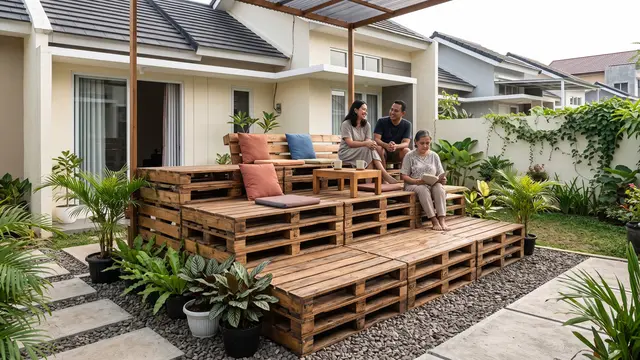 Desain Area Duduk Amfiteater
