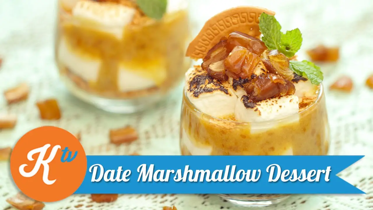 Resep Unik Custard Kurma dengan Marshmallow