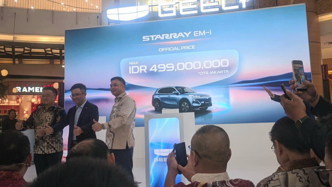 Gelly meluncurkan harga untuk mobil Starray EM-i