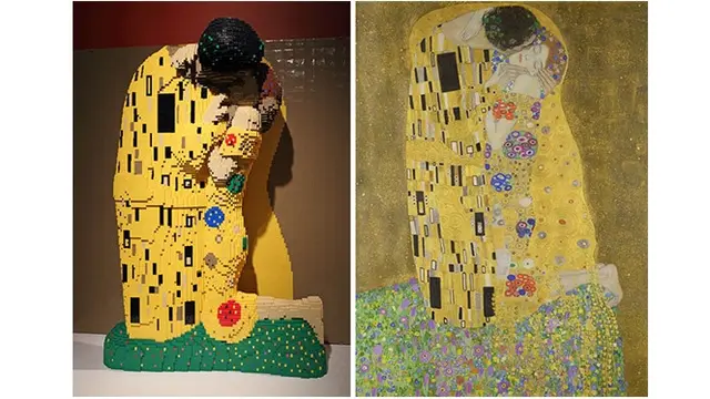 Mirip Aslinya, 7 Karya Seni Ini Dibuat dari Lego