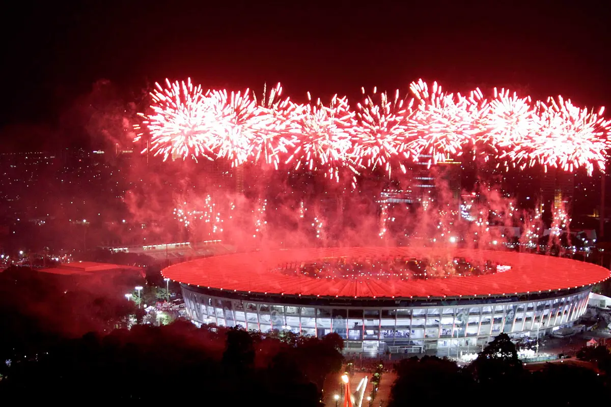 Wow, Pesta Kembang Api Menakjubkan Semarakkan Pembukaan Asian Games 2018