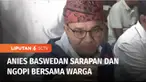 Menanti penerbangan kembali ke ibu kota, usai Rakernas APDESI di Jambi, bakal capres Koalisi Perubahan untuk Persatuan, Anies Baswedan sarapan pagi dan minum kopi bersama warga. Anies menyatakan UMKM seperti kedai kopi perlu terus didorong keberlanju...